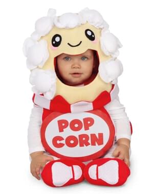 Costume da scatola di pop corn per neonato
