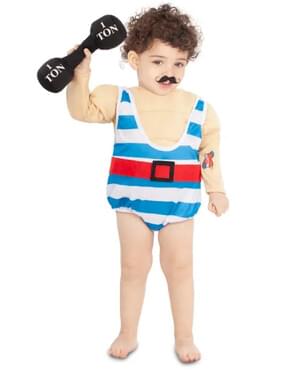 Бебешки костюм на силов атлет