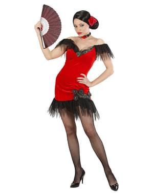 Disfraz de cabaretera sensual para mujer