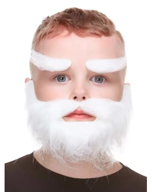 White Beard and Eyebrows for Boys