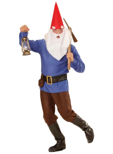 Mens Working Gnome Costume. Express delivery