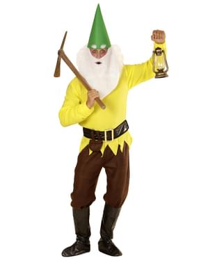 Disfraz de gnomo gruñón para hombre