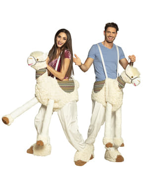 Llama Ride On Costume for Adults