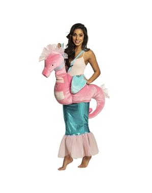 Fato de Cavalo-Marinho Ride On para mulher