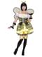 Naiste uudishimulik bee kostüüm