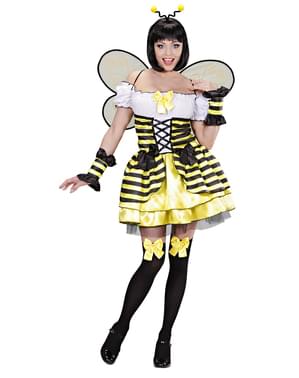 Déguisement abeille curieuse femme