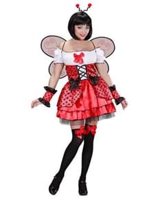 Mariehønekostume til kvinder