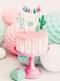 5 Llama Cake Toppers - Llama Party