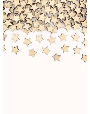 Star Wooden Table Confetti