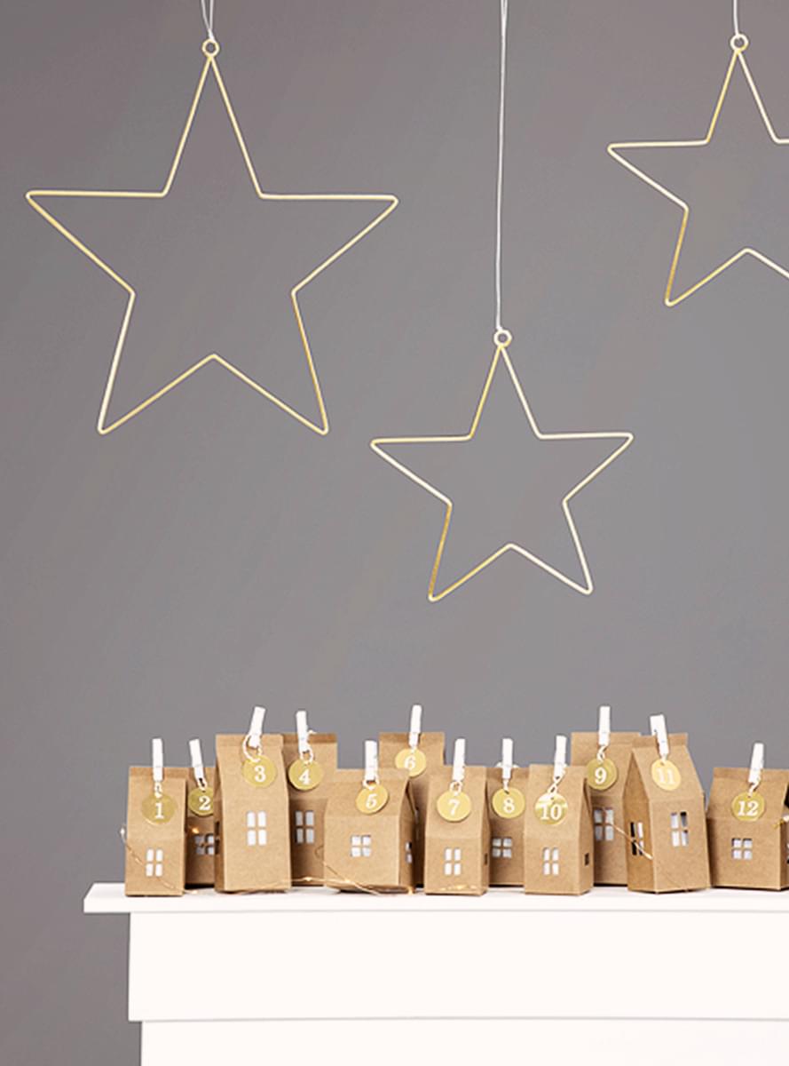 Adventskalender aus Häusern