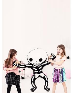 Ballon aluminium Squelette Halloween (84x10 cm)