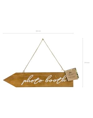 Panneau signalisation en bois 