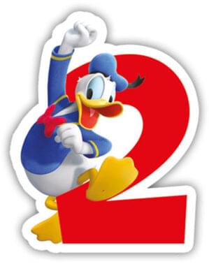 Playful Mickey Kerze Nummer 2