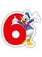 Bougie Numéro 6 Playful Mickey