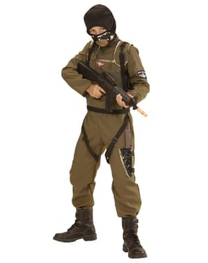 Disfraz de paracaidista de las fuerzas especiales para niño