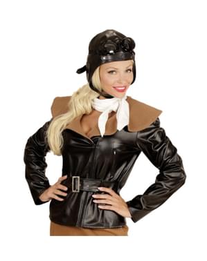 Womens Plus Size Retro Aviator Costume