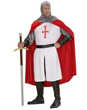 Kreuzritter Kostüm für Herren in Übergröße