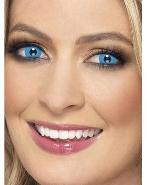 Parlak mavi renkli kontakt lensler (1 günlük kullanım)