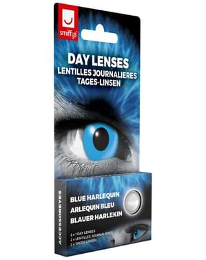 Kontaktlinser intensiv blå (Endagars)