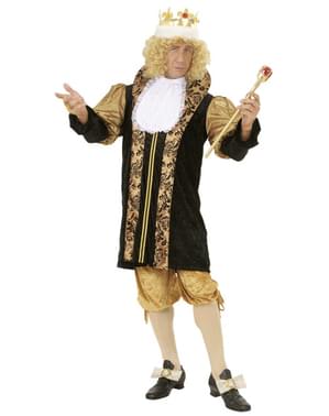 Disfraz de rey medieval para hombre talla grande