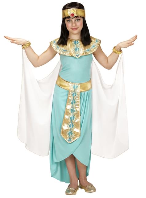Costume da faraonessa azzurro da bambina. I più divertenti