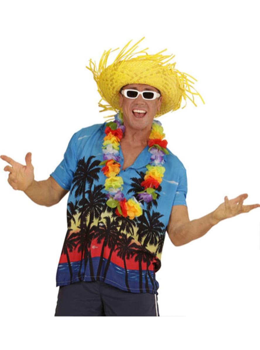 Camisa Hawaiana Palm Beach para hombre talla grande