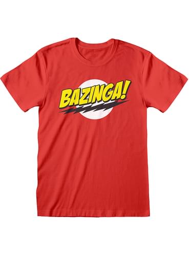 The Big Bang Theory T-shirt for men in red *official* for fans | Funidelia