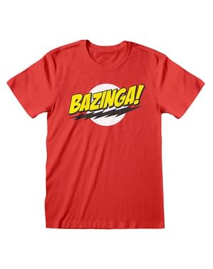 T-shirt de The Big Bang Theory vermelha para homem