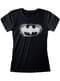 Logo Batman T-shirt for women in black- DC Comics