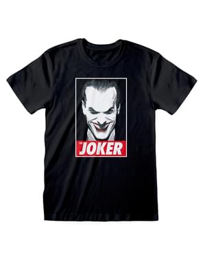 DCコミックス　男性用ジョーカーTシャツ、黒