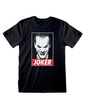 Fekete Joker póló férfiaknak - DC Comics