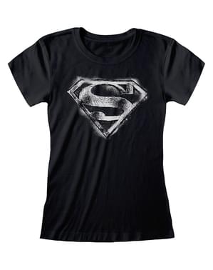 Superman logo t-síða fyrir konur - DC Comics