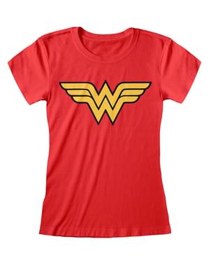 Wonder Woman logo T-shirt til kvinder - DC Comics