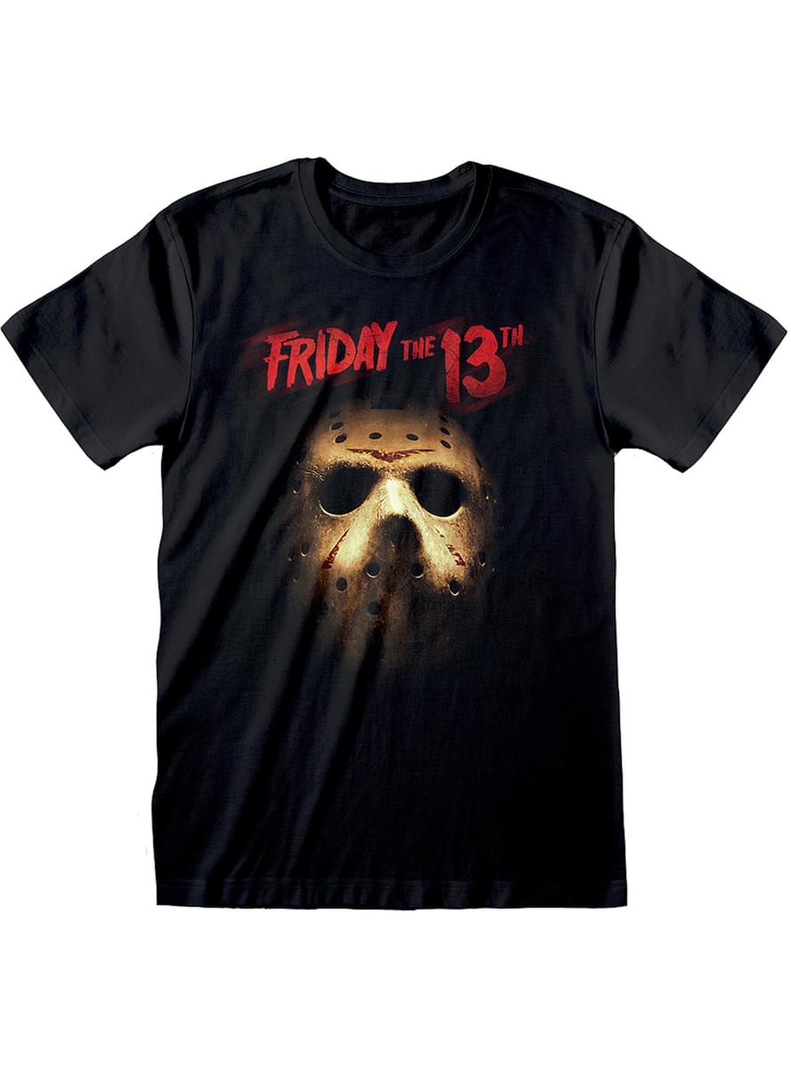 Camiseta de Jason Viernes 13 máscara para hombre