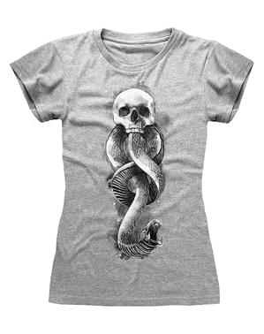 T-shirt de Harry Potter artes das trevas para mulher