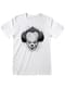 ITチャプター２　男性用ペニーワイズTシャツ、白