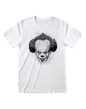 T-shirt di Pennywise bianca per uomo- IT Capitolo 2