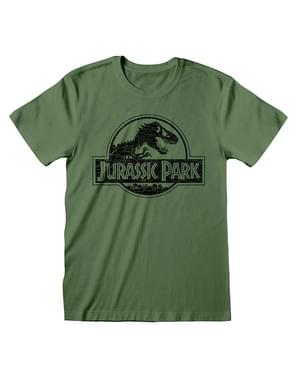 Zelena majica Jurassic Park za moške