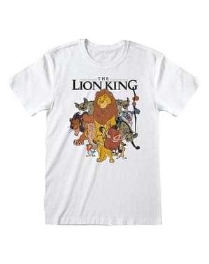 ディズニー　ライオンキングのキャラクター男性用Tシャツ
