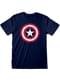 Captain America logo T-shirt for men in blue - The Avengers