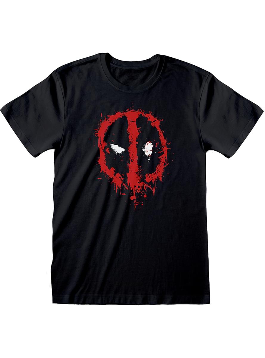T-shirt Deadpool logo noir homme - Marvel