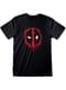 Tricou Deadpool logo negru pentru bărbat – Marvel