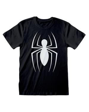 חולצת טריקו ספיידרמן לגברים בשחור - מארוול Marvel