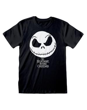 T-shirt di Jack Nightmare Before Christmas nera per uomo
