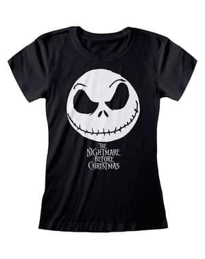 Jack Nightmare before Christmas T-shirt svart för henne