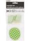 24 Cápsulas de cupcake + 24 toppers color verde lima y topos