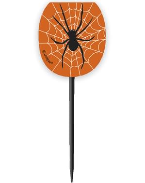 24 leivosvuokamuottia + 24 kuorrutetta hämähäkeillä ja seiteillä - Basic Halloween