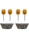 24 Capsule de cupcake + 24 toppers Halloween - Basic Halloween
