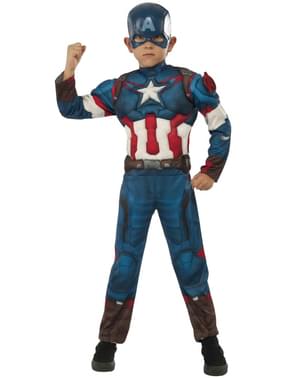 Captain America Kostüm deluxe für Jungen aus Avengers: Age of Ultron