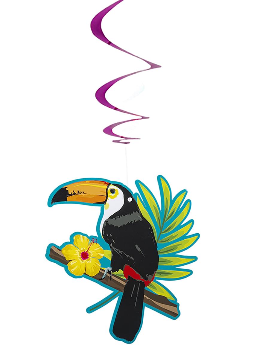 Decoración colgante de tucanes - Toucan Party